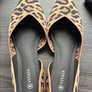 Vivaia Leopard Print Women's Loafers - Tan